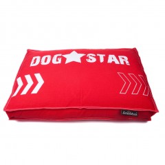 Luxusný pelech pre psa Lex & Max Dog Star 75 x 50 cm | červený č.1