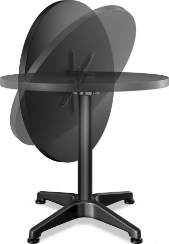 Skládací barový stůl Ø60 cm | černý č.2
