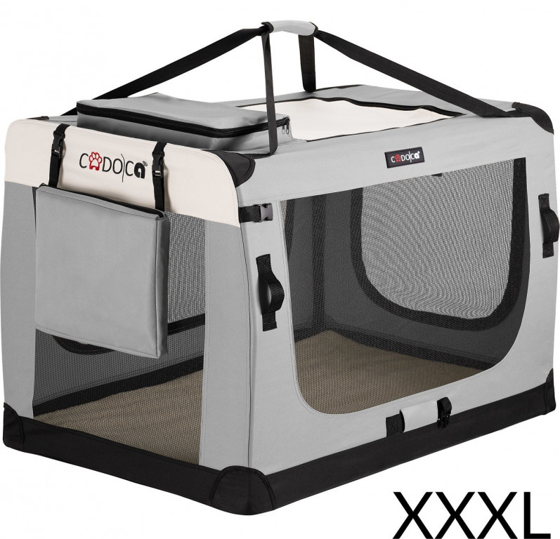 Přepravní taška pro psa XXXL 101x69x70cm | šedá