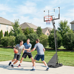 Venkovní basketbalový koš 245-305 cm | černý č.3