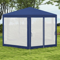 Šestihranný párty stan 3 x 4 m | modrý č.1