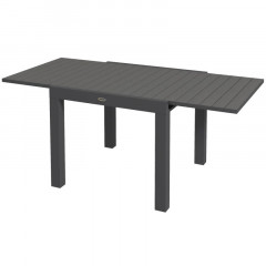 Rozkládací zahradní stůl pro 6 osob 81/162 x 80 x 75 cm | šedý č.2