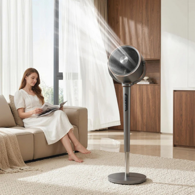 Cirkulační ventilátor s 12 stupni rychlosti | černý
