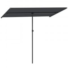 Otočný slunečník 150 x 205 x 120-215 cm | tmavě šedý č.2