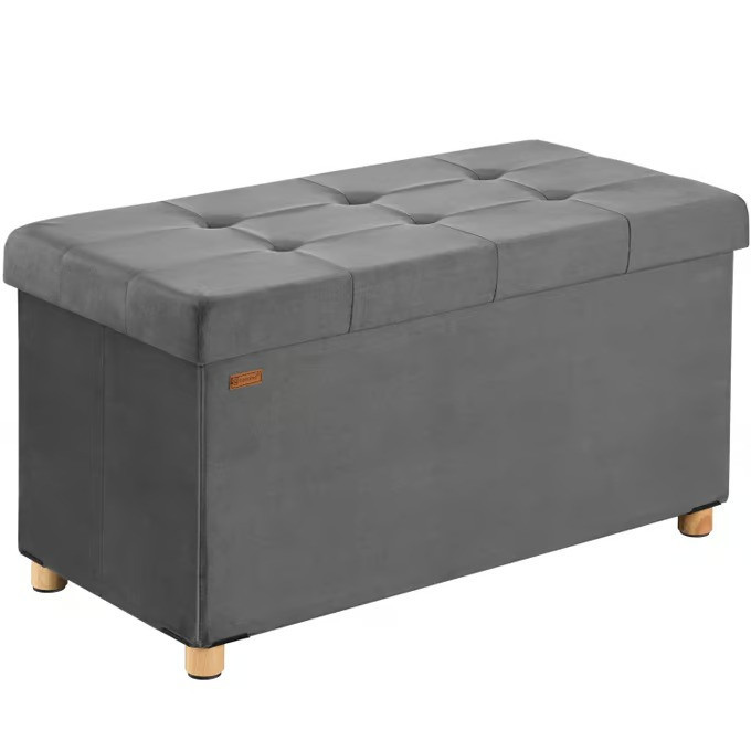 Lavice s úložným prostorem 76x38x42cm | antracit