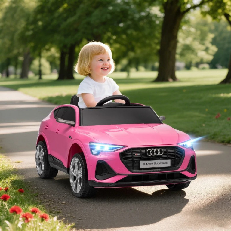 Elektrické autíčko Audi | růžové