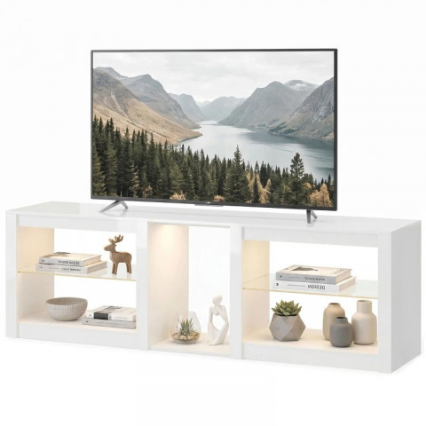 TV stolek pro televizory do 75 palců | bílý č.5