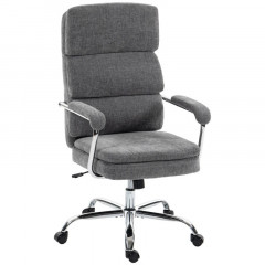 Kancelářská ergonomická otočná židle s područkami | šedá č.2