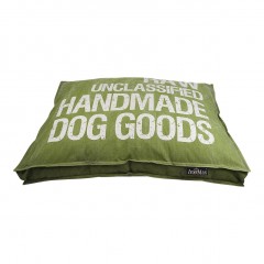 Luxusný pelech pre psa Lex & Max Raw 75 x 50 cm | zelený č.1