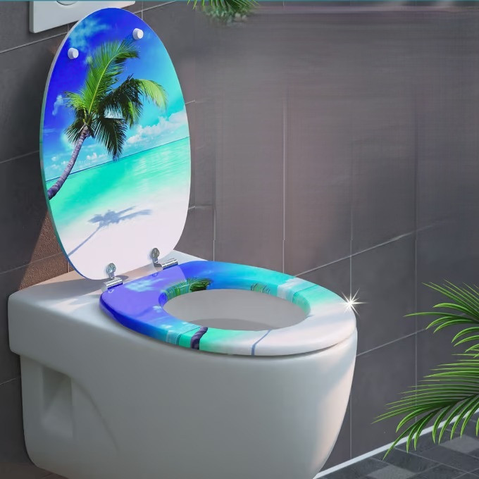 WC sedátko Beach s tlumeným dovíráním