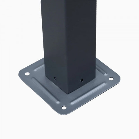 Stabilní oblouk pro růže 2,97 x 2,95 x 2,3 m | černý č.8