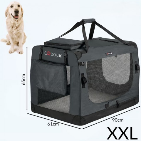 Přepravní box pro psy XXL 90x61x65cm | modrá č.3