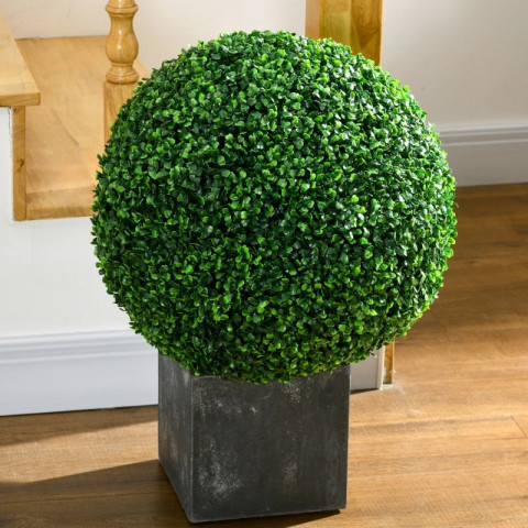Sada 2 umělých zimostrázových koulí 50 cm | zelené č.4