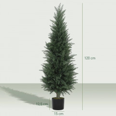 Umělá rostlina - cypřiš 120 cm | zelená č.2
