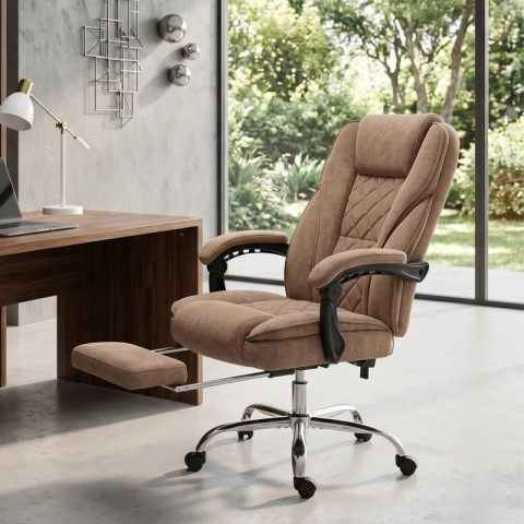 Ergonomická kancelářská židle s funkcí polohování | hnědá č.6