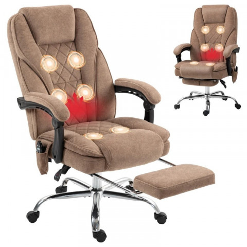 Ergonomická kancelářská židle s funkcí polohování | hnědá č.7