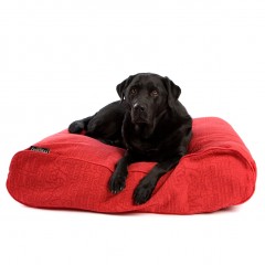 Luxusný pelech pre psa Lex & Max Chic 90 x 60 cm | červený č.1