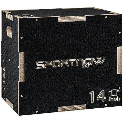 Skákací dřevěný plyobox 3 v 1 | černý č.2