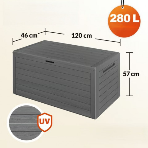 Úložný box Woody | šedá č.2