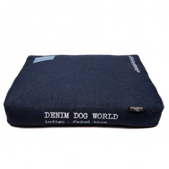 Luxusný pelech pre psa Lex & Max World 100 x 70 cm | tmavomodrý č.1