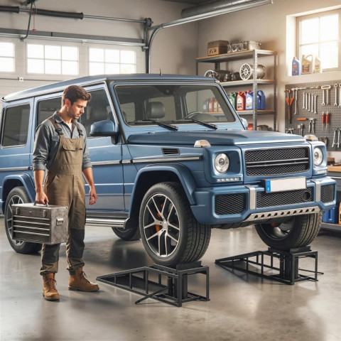 2 hydraulické nájezdové rampy | černé č.6