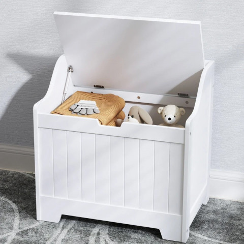 Úložný box s bezpečnostním závěsem 60 x 38 x 56 cm | bílý č.5