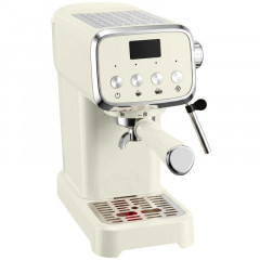 Espresso stroj s filtry s napěňovačem mléka | krémově bílý č.2