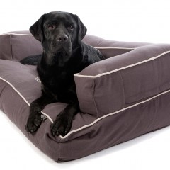 Luxusná pohovka pre psa Lex & Max Classic 115 x 75 x 35 cm | šedá č.2