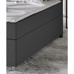 Posteľ Box Spring Cleveland s LED osvetlením 140 x 200 cm | šedá č.3