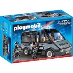 Playmobil 6043 Policajné auto so svetlom a zvukom č.1