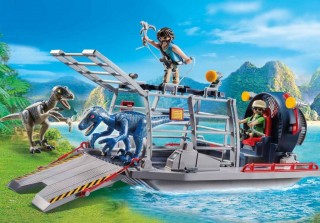 Playmobil 9433 Čln s klietkou na dinosaury č.2