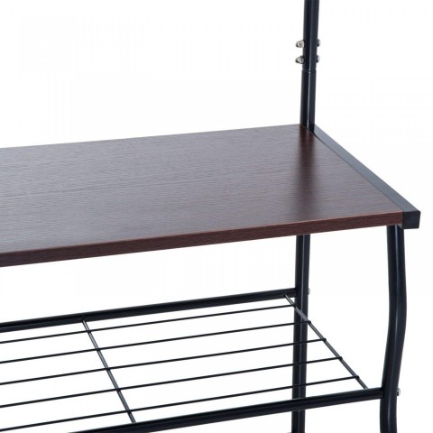 Botník s vešiakom | čierny č.4