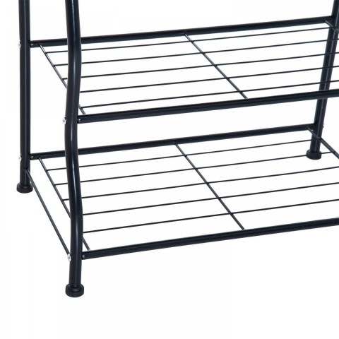 Botník s vešiakom | čierny č.5