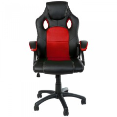 Kancelárska stolička Racing dizajn | červeno-čierna č.1