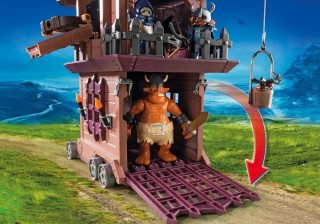 Playmobil 9340 Troll a pojazdná trpasličia pevnosť č.3