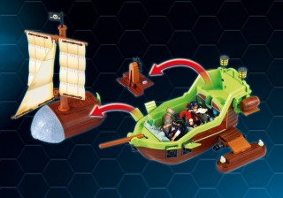 Playmobil 9000 Pirátsky Chameleon s Ruby č.3