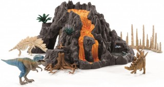 Schleich 42305 Veľká sopka s dinosaurom č.1