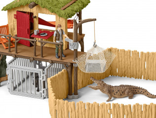 Schleich 42350 Výskumná stanica v krokodílej džungli č.3