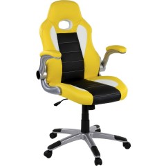 Kancelárska stolička GT Series One | žlto-čierno-biela č.1