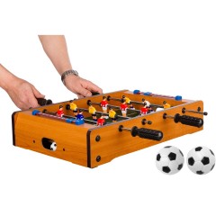 Mini stolný futbal futbalček 51x31x8 cm | svetlý