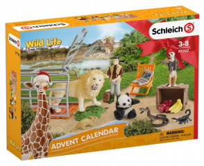 Schleich 97702 Adventný kalendár Divoké zvieratá č.1