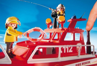 Playmobil 3128 Hasičská loď s vodným delom č.3