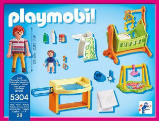 Playmobil 5304 Detská izba s kolískou č.3