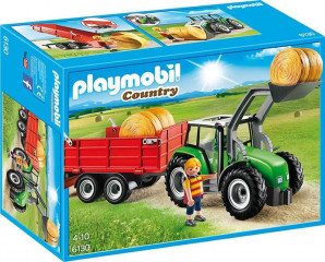 Playmobil 6130 Traktor s prívesom č.1