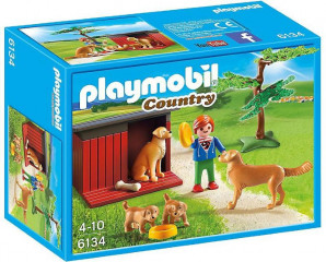 Playmobil 6134 Zlatý retriever sa šteňatami č.1