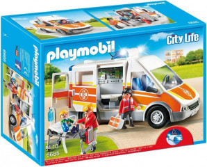 Playmobil 6685 Sanitka s majákom a sirénou č.1