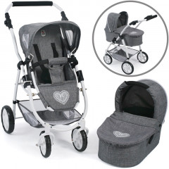 Kočík pre bábiky Bayer Chic 2000 Emotion 2v1 76 č.1