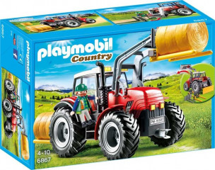 Playmobil 6867 Veľký traktor so zberačom balíkov slamy