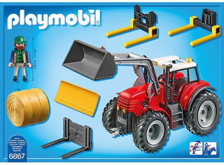Playmobil 6867 Veľký traktor so zberačom balíkov slamy č.2