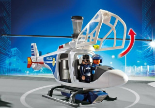 Playmobil 6921 Policajná helikoptéra s LED svetlometom č.2